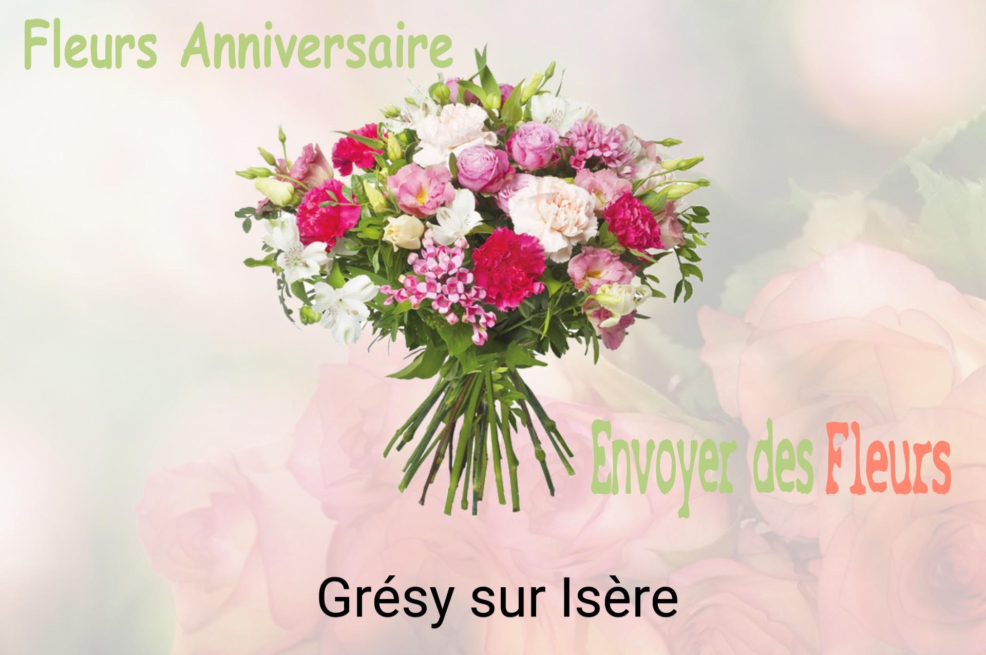 Bouquet de fleurs d’anniversaire livré à Grésy-sur-Isère